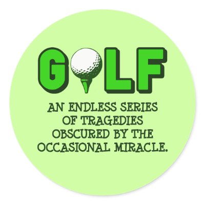 THE DEFINITION OF GOLF STICKERS by dgpaulart