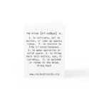The Definition [White Notecard]