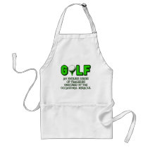 THE DEFINTION OF GOLF aprons