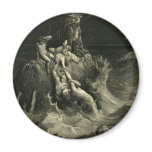 The Deluge by Gustave Dore based on Noah's Ark Refrigerator Magnets
