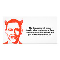 The democracy will cease to exist photo cards