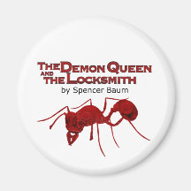 The Demon Queen and the Locksmith Fridge Magnet