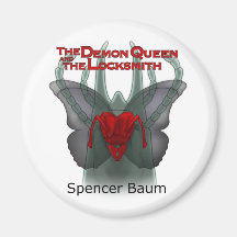 The Demon Queen and the Locksmith Fridge Magnet