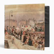 The Departure of the Volunteers 1792 Vinyl Binder