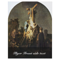 The Deposition. By Rembrandt Van Rijn Flyers