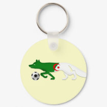 The Desert fox Algeria flag Le Fennec soccer gifts keychains