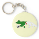The Desert fox Algeria flag Le Fennec soccer gifts Keychain