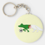 The Desert fox Algeria flag Le Fennec soccer gifts Keychain