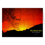 The Desert Sun - Life In Motion Greeting Cards