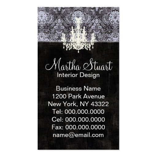 The Design ~ Business Card (back side)