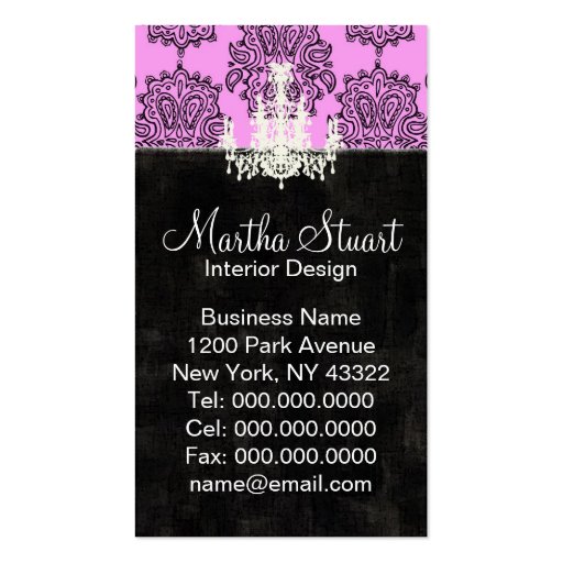 The Design ~ Business Card (back side)