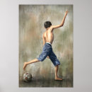 The Desire Soccer Art by Jackie Liao - Print