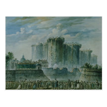 The Destruction of the Bastille, 14th July 1789 Postcard