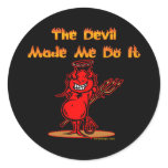 The Devil Made Me Do it! stickers