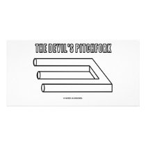 The Devil's Pitchfork (Optical Illusion) photo cards