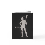 The Devil's Pose Greeting & Note Card
