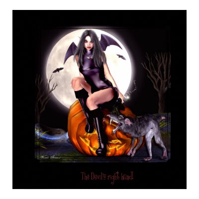 the devils right hand posters by loveit2