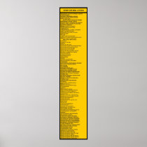 The Dewey Decimal System by 10s with header, Yello Print