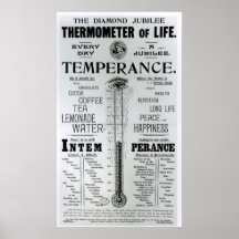 The Diamond Jubilee Thermometer of Life Print