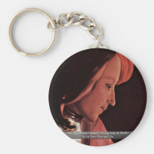 The Dice Player Details: Young Man In Profile Key Chain