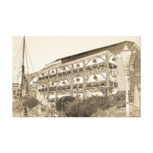 The Dickens Inn Pub London Gallery Wrap Canvas