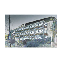 The Dickens Inn Pub London Stretched Canvas Print