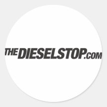 The Diesel Stop Merch Round Sticker