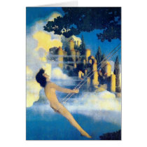 The Dinky Bird, Maxfield Parrish Greeting Card