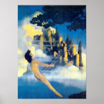 The Dinky Bird, Maxfield Parrish Print
