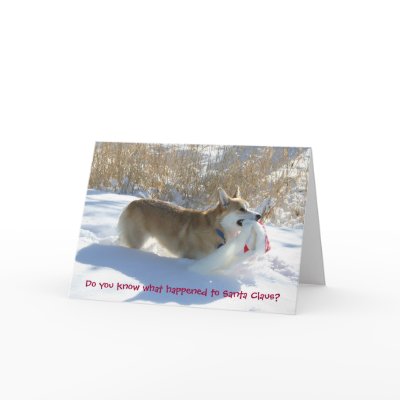 The Disappearance of the "Naughty" list Cards by pembrokewcorgi