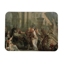 The Disembarkation of Cleopatra at Tarsus (oil on Flexible Magnets