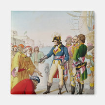The Disembarkation of Napoleon  at Alexandria Fridge Magnets