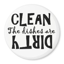 The Dishes Are . . . Clean or Dirty? Magnets