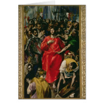 The Disrobing of Christ, 1577-79 Greeting Card