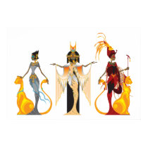 The Divas of Egypt Print by Azodnem The Divas of Egypt Print
