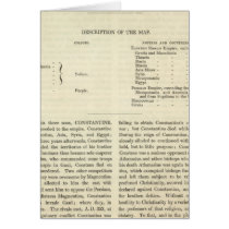 The Division of The Roman Empire 395 AD 2 Greeting Card