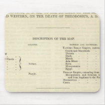 The Division of The Roman Empire 395 AD 2 Mousepads