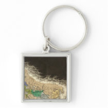 The Division of The Roman Empire 395 AD Keychain