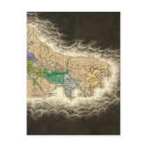 The Division of The Roman Empire 395 AD Postcards