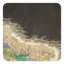 The Division of The Roman Empire 395 AD Sticker