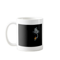 the dj arm on fire mugs