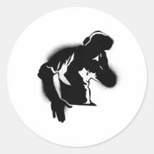 The DJ Round Sticker