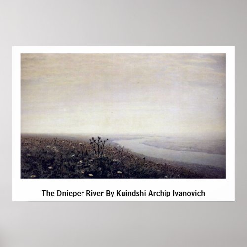 The Dnieper River By Kuindshi Archip Ivanovich Print