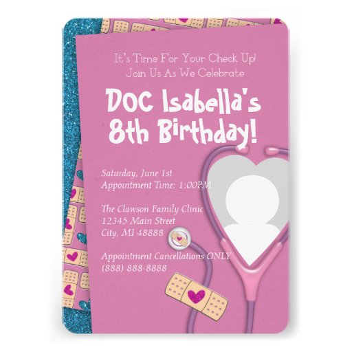 The Doc Is In Birthday Invitation