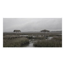 The Docks at Pawleys Island, SC - Scene 1 Customized Photo Card