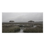 The Docks at Pawleys Island, SC - Scene 1 Customized Photo Card