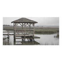 The Docks at Pawleys Island, SC - Scene 2 Photo Card