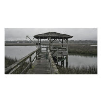 The Docks at Pawleys Island, SC - Scene 3 photo cards by Steever44 The Docks at Pawleys Island, SC - Scene 3 photo cards
