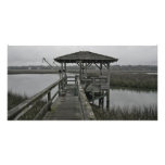 The Docks at Pawleys Island, SC - Scene 3 Personalized Photo Card