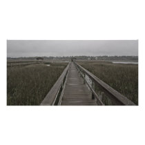 The Docks at Pawleys Island, SC - Scene 5 Custom Photo Card
